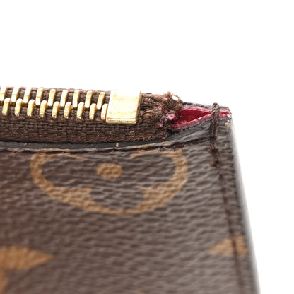Louis Vuitton Monogram Felicie Chain Wallet Zippered Insert Fuchsia 8 of 10