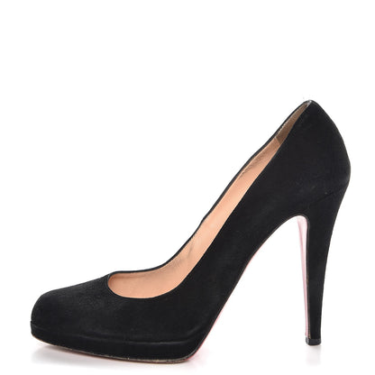 Christian Louboutin Suede Pumps 38.5 Black 1 of 9