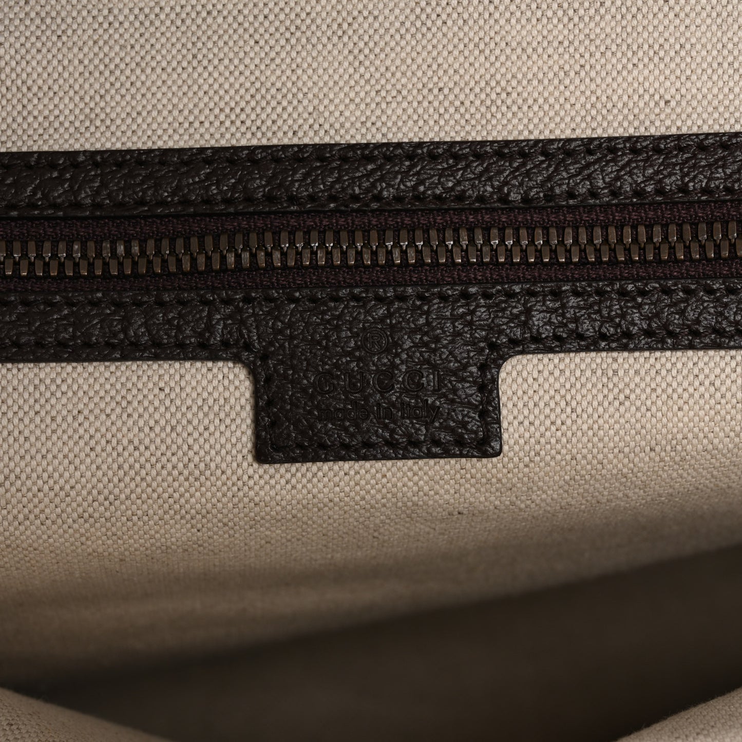 Suede Jumbo GG Debossed Textured Dollar Calfskin Savoy Travel Bag Wood Brown Chocolate