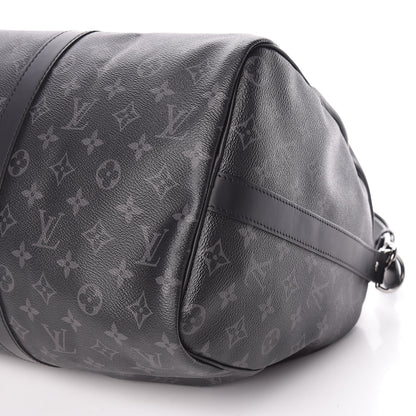 Louis Vuitton Monogram Eclipse Keepall Bandouliere 45 8 of 9