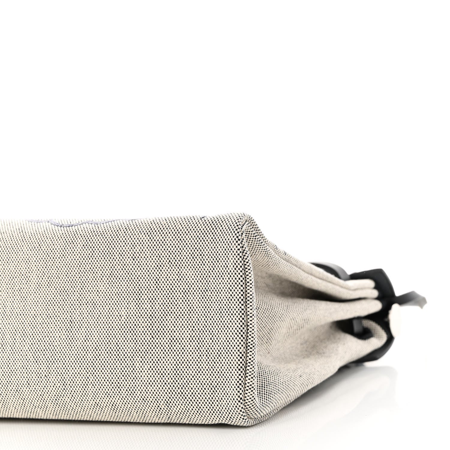 Hermes Vache Hunter Toile H Pegase Pop Herbag Zip Retourne 31 PM Bleu Indigo Ecru Black 11 of 11