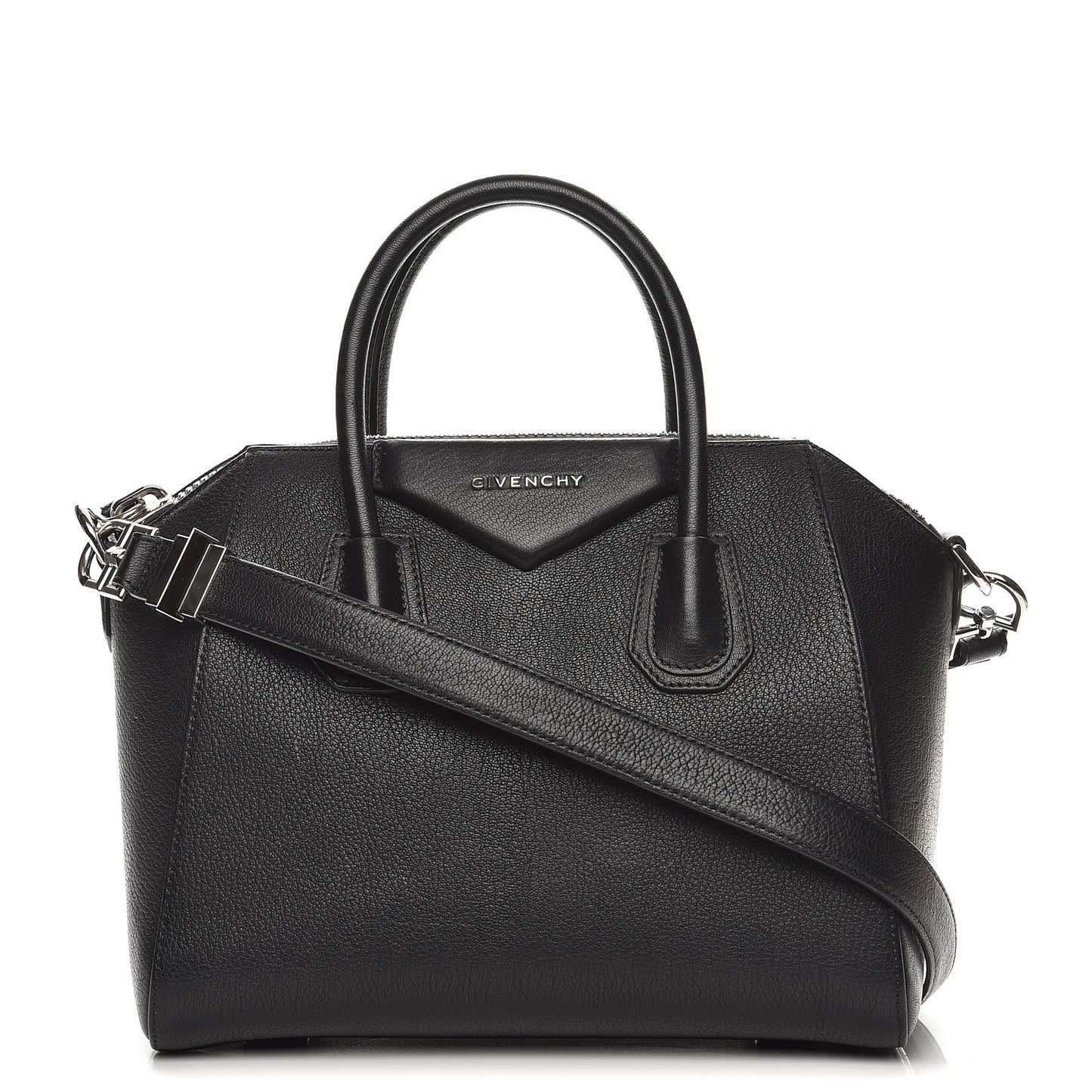 Sugar Goatskin Small Antigona Black