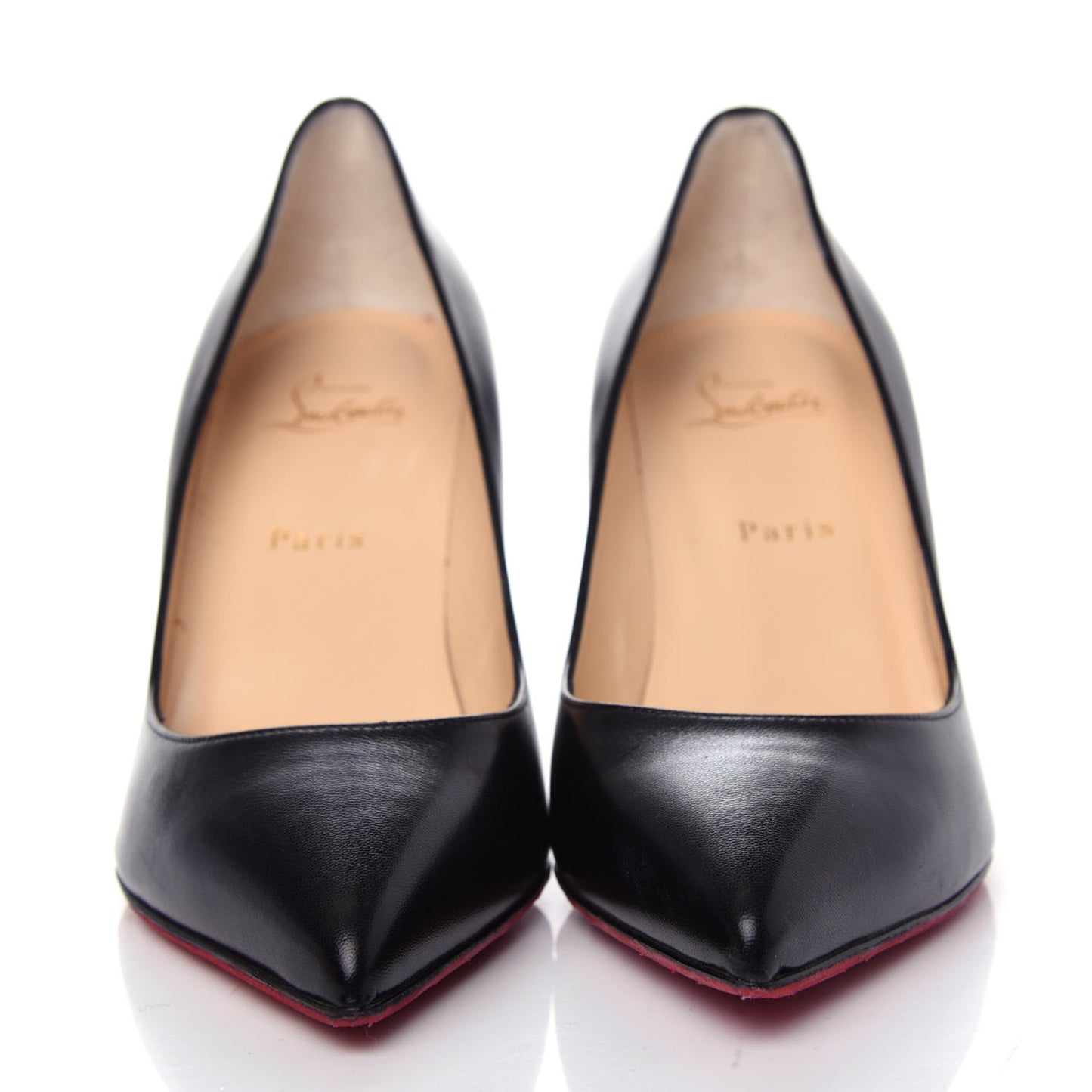 Shiny Nappa Pigalle 85 Pumps 40.5 Black