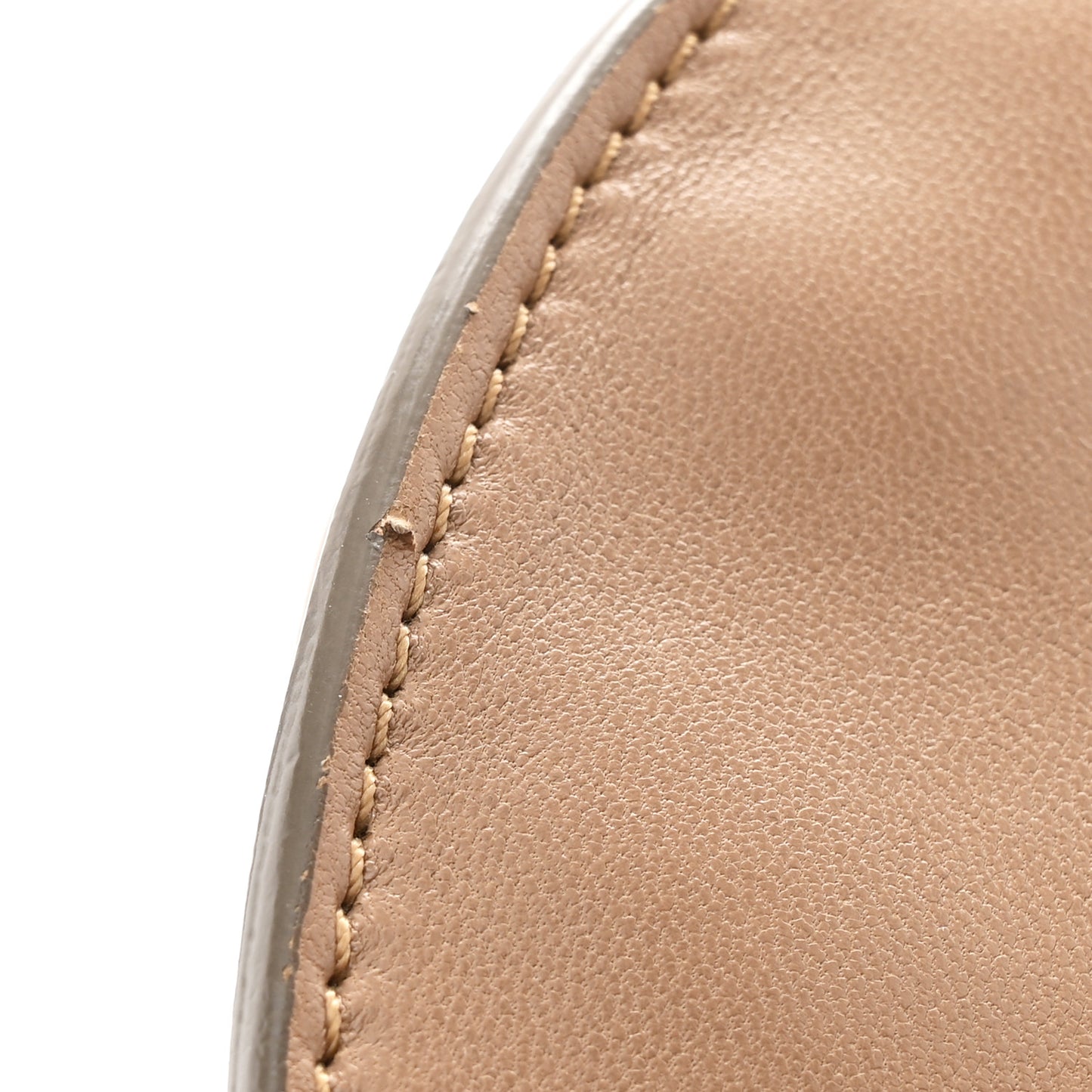 Calfskin Georgia Crossbody Bag Chestnut Cream