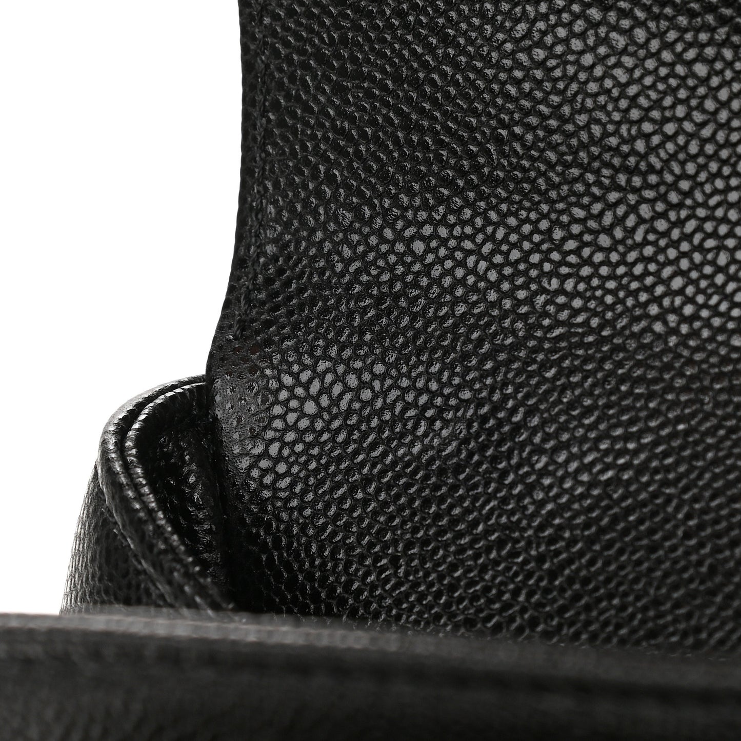 Caviar Quilted Large Business Affinity Flap Black