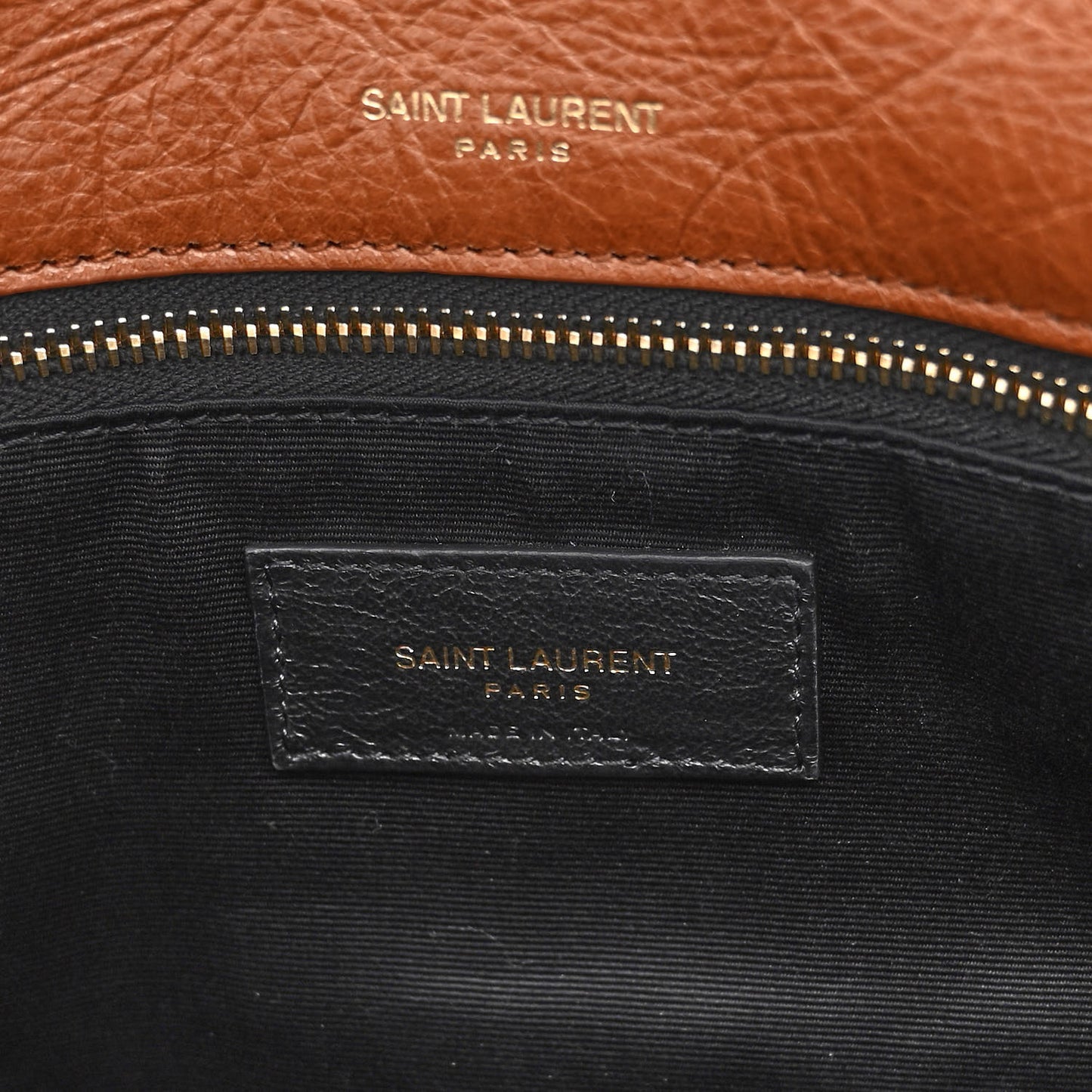 Crinkled Calfskin Matelasse Monogram Medium Niki Chain Satchel Light Caramel