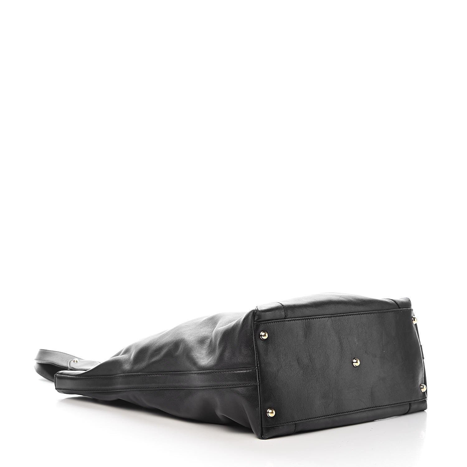 Gucci Calfskin Creole Large Tote Black 4 of 14