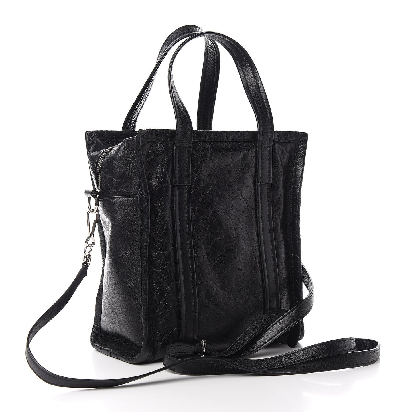 Agneau XS Bazar Shopper Tote Black