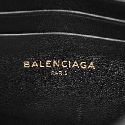 Balenciaga Calfskin Logo Matelasse Chain Strap Blanket Reporter XS Black 6 of 10