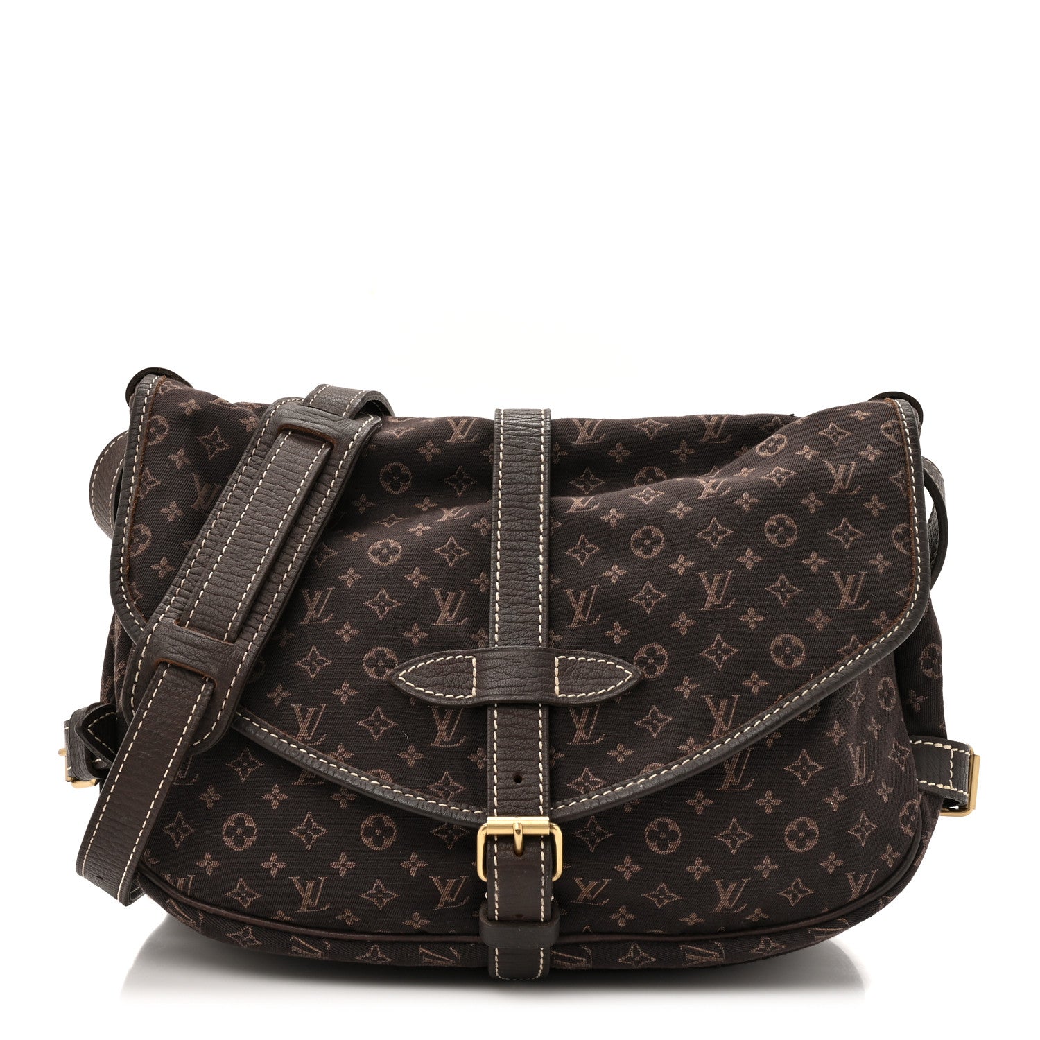 Louis Vuitton Monogram Mini Lin Saumur Ebene 1 of 13