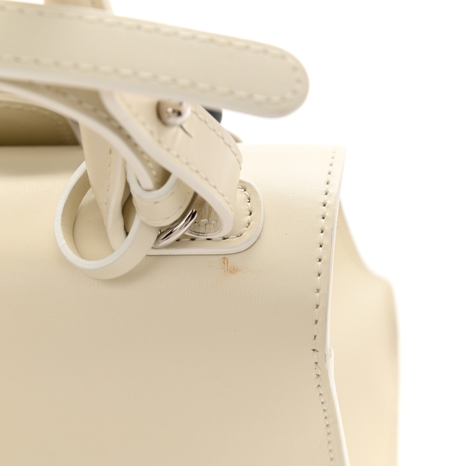 Delvaux Box Calfskin Mini Brillant Satchel Ivory 10 of 10