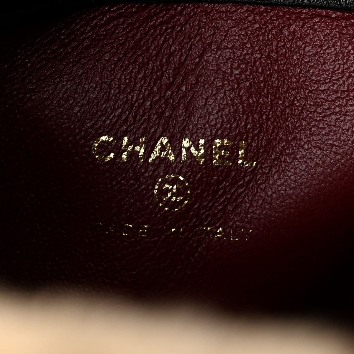 Chanel Pony Hair Cheetah Printed CC Chain Bucket Bag Light Beige Black 6 of 10