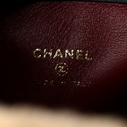 Chanel Pony Hair Cheetah Printed CC Chain Bucket Bag Light Beige Black 6 of 10