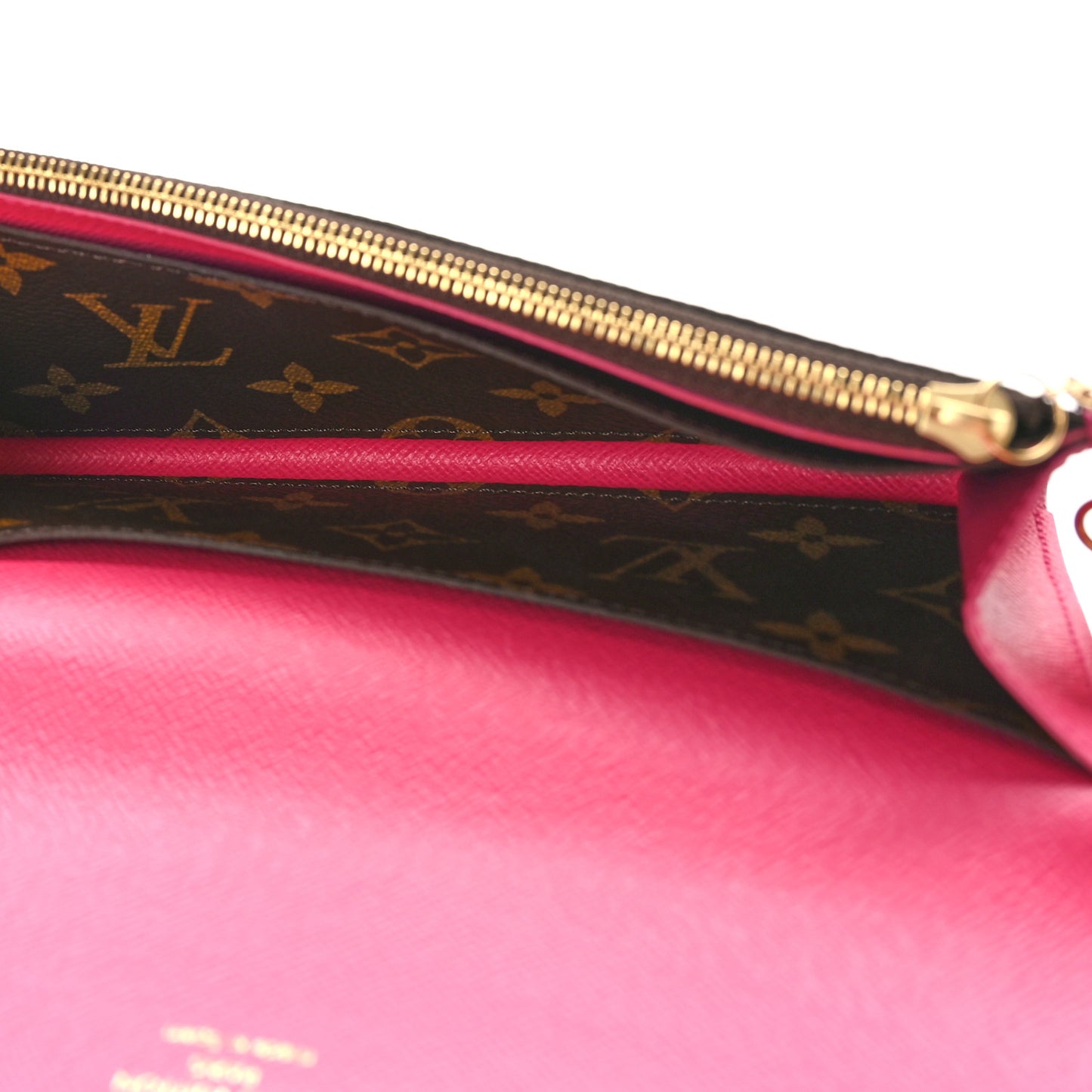Monogram Bloom Flower Emilie Wallet Fuchsia