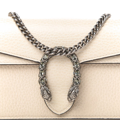 Gucci Dollar Calfskin Crystal Super Mini Dionysus Shoulder Bag Mystic White Black Diamond 9 of 9