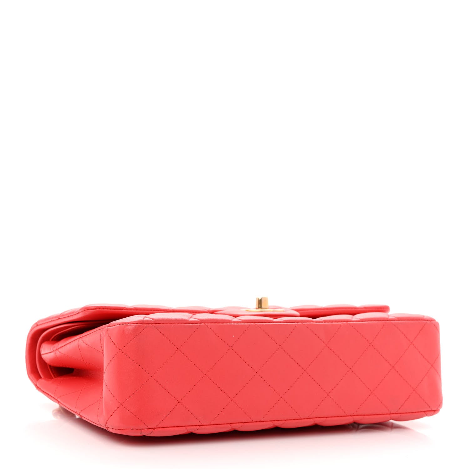 Chanel Lambskin Quilted Medium Double Flap Red 4 of 12