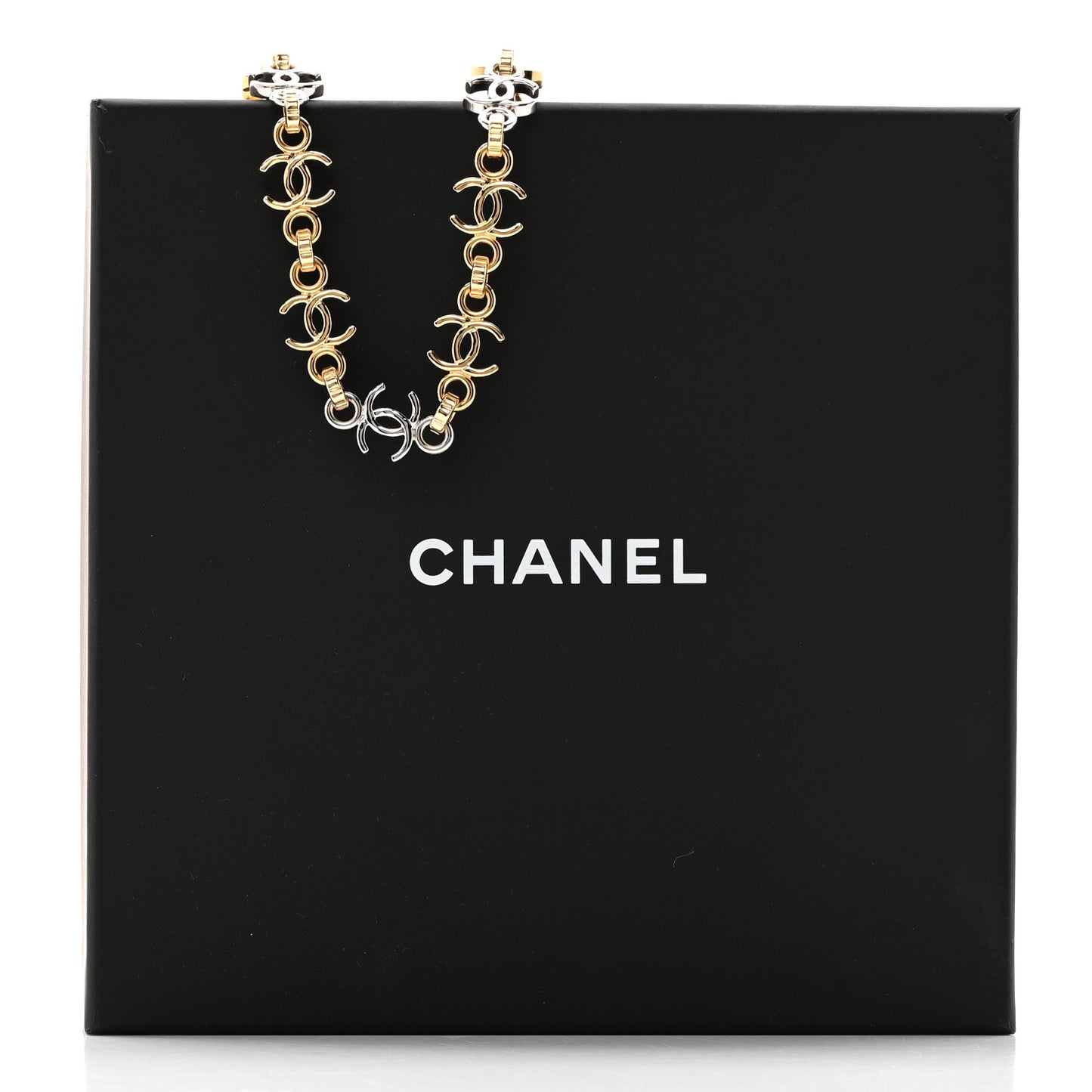 Metal CC Choker Gold Silver