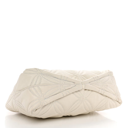 Alexander McQueen Nappa Quilted Skull Four Ring Clutch White 4 of 8