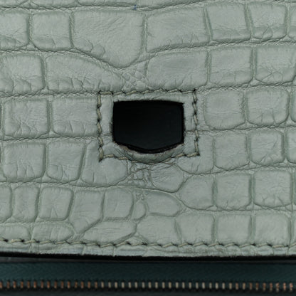 Hermes Matte Alligator Birkin 35 Ciel 13 of 16