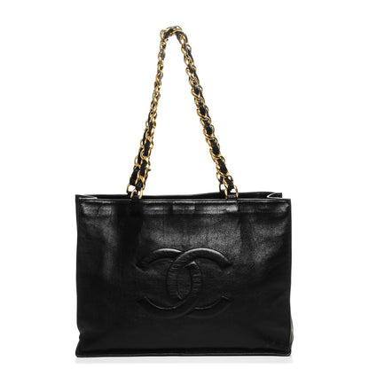 Chanel Lambskin Jumbo Shoulder Bag Black 1 of 8