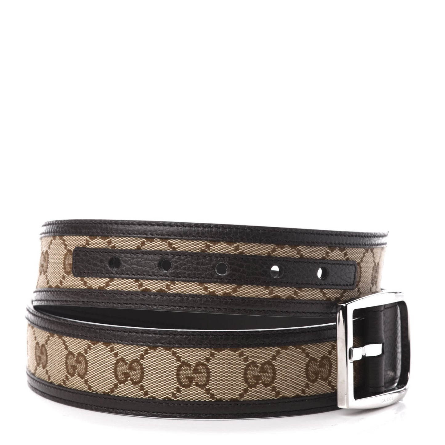 Monogram Dollar Calfskin 40mm Belt 105 42 Beige Ebony Testa di Moro