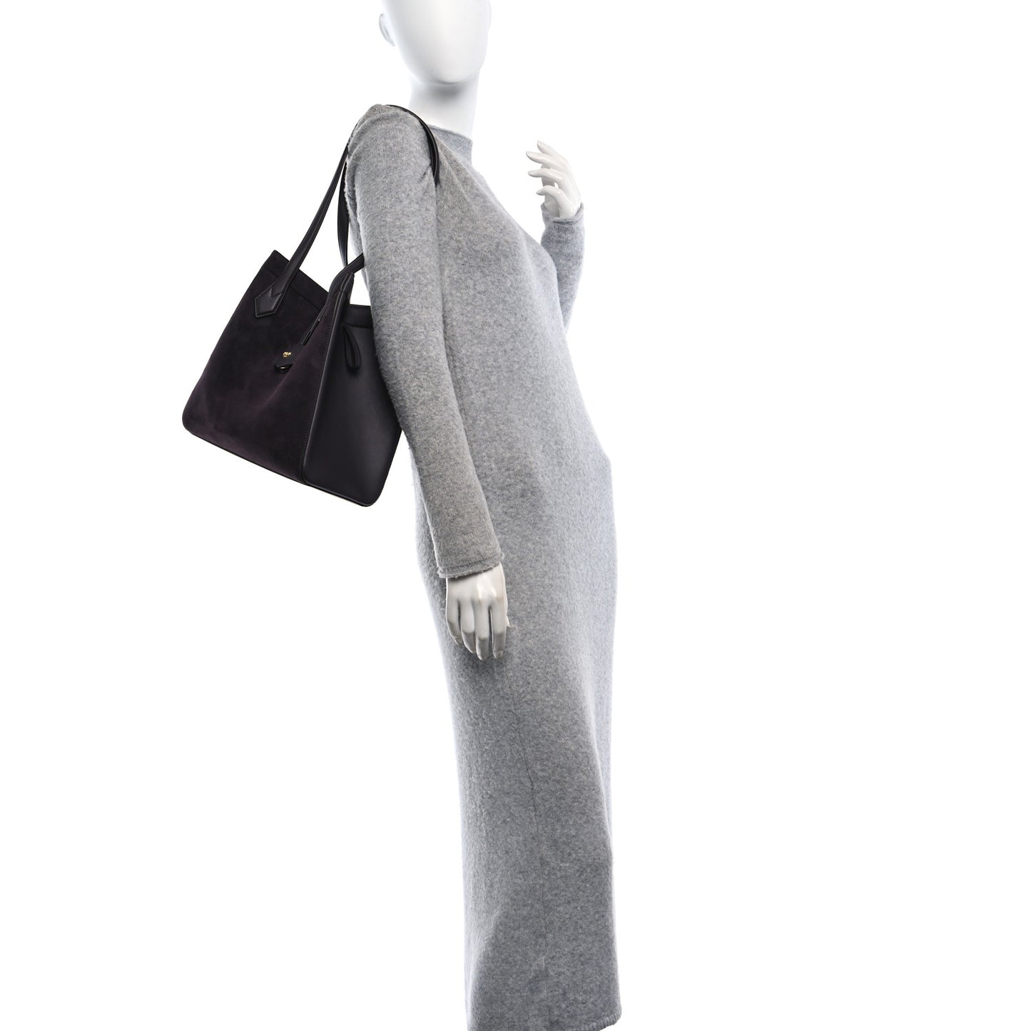 Vitello Grace Camoscio Medium Fendi Origami Plum