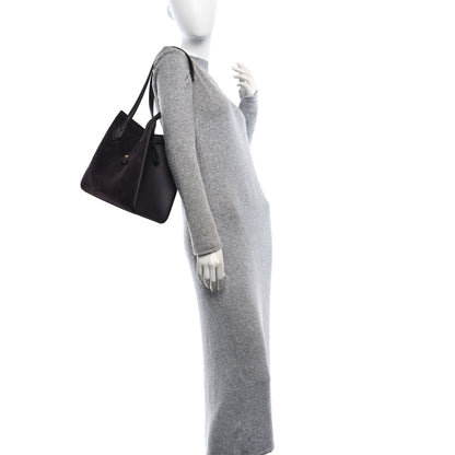 Fendi Vitello Grace Camoscio Medium Fendi Origami Plum 2 of 14