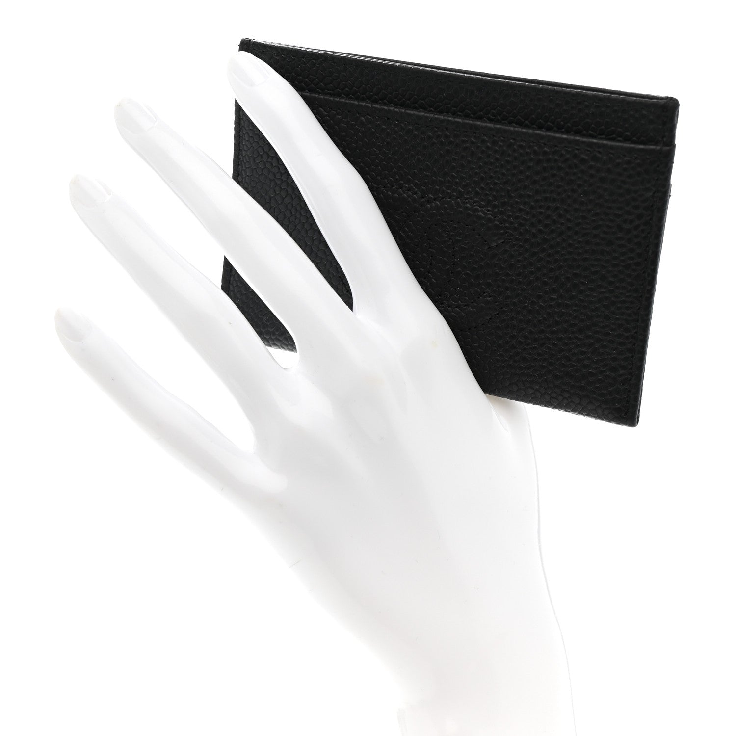 Chanel Caviar Timeless CC Card Holder Black 2 of 9