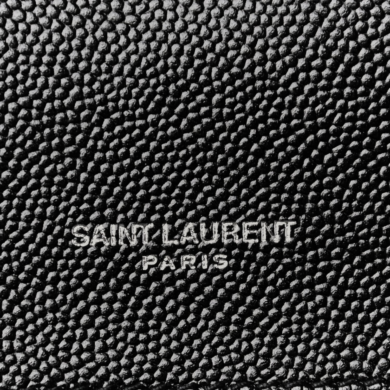 Saint Laurent Grain De Poudre Textured Mixed Matelasse Triquilt Small Monogram Satchel Black 5 of 9