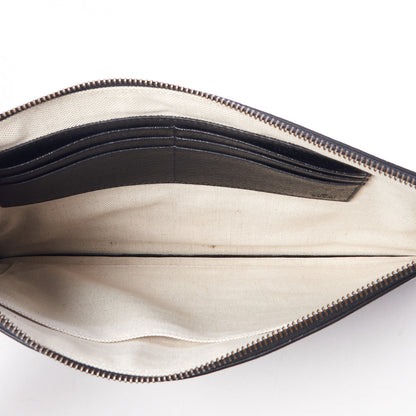 Gucci Calfskin GG Marmont Zip Pouch Black 6 of 8