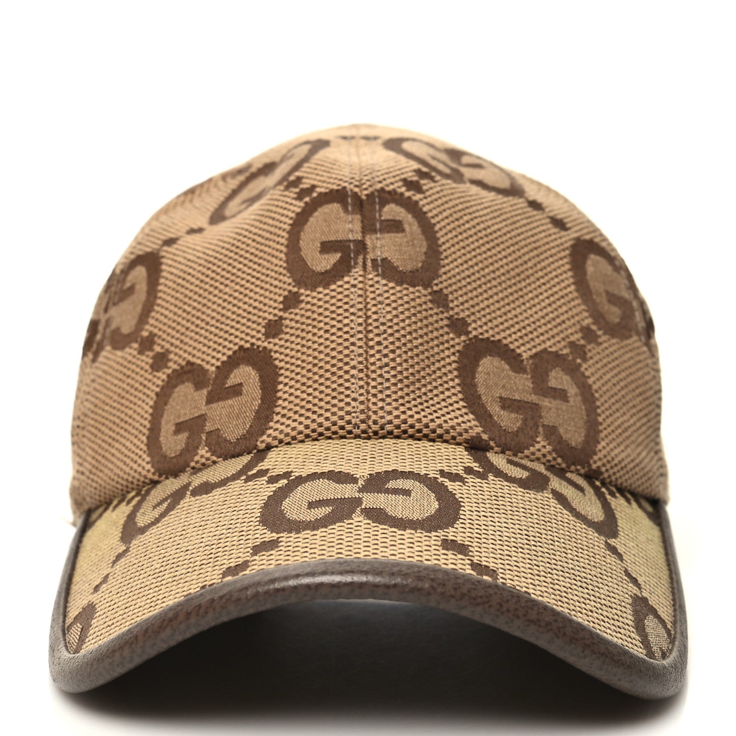 Monogram Jumbo GG Baseball Hat XL 59 Camel Ebony