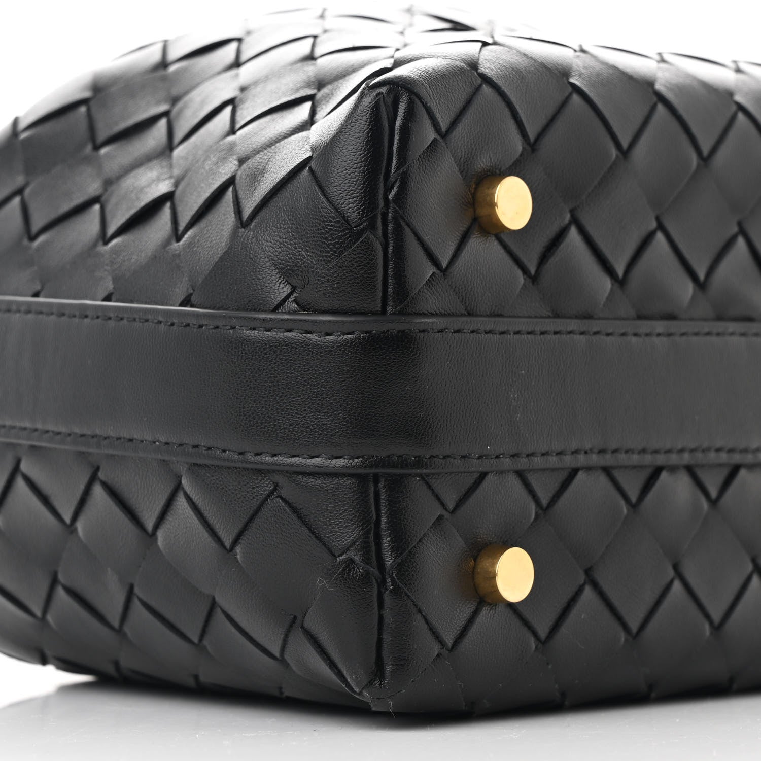 Bottega Veneta Calfskin Nappa Intrecciato Mini Wallace Black 9 of 11