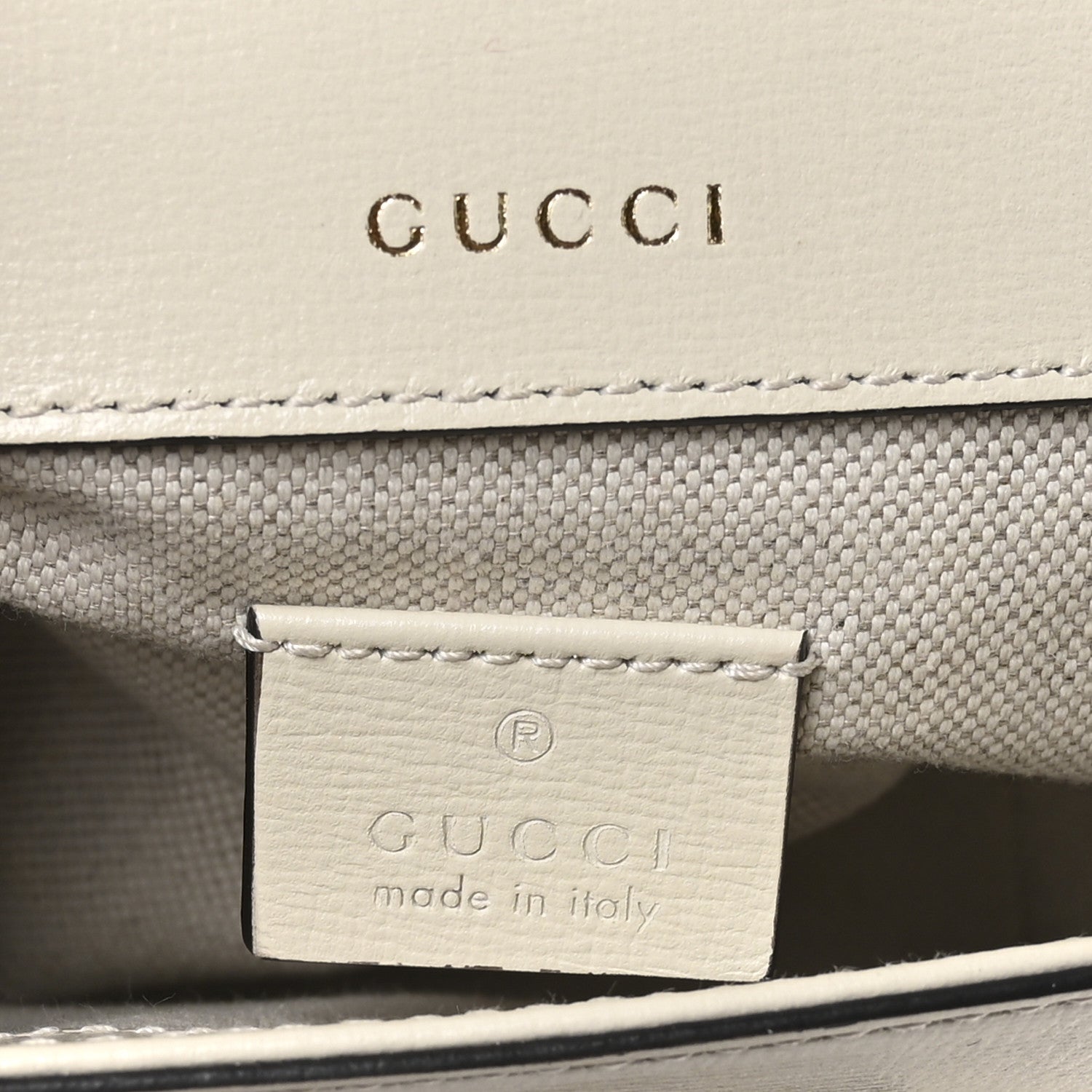 Gucci Azalea Calfskin Web Mini Horsebit 1955 Shoulder Bag Mystic White 6 of 11