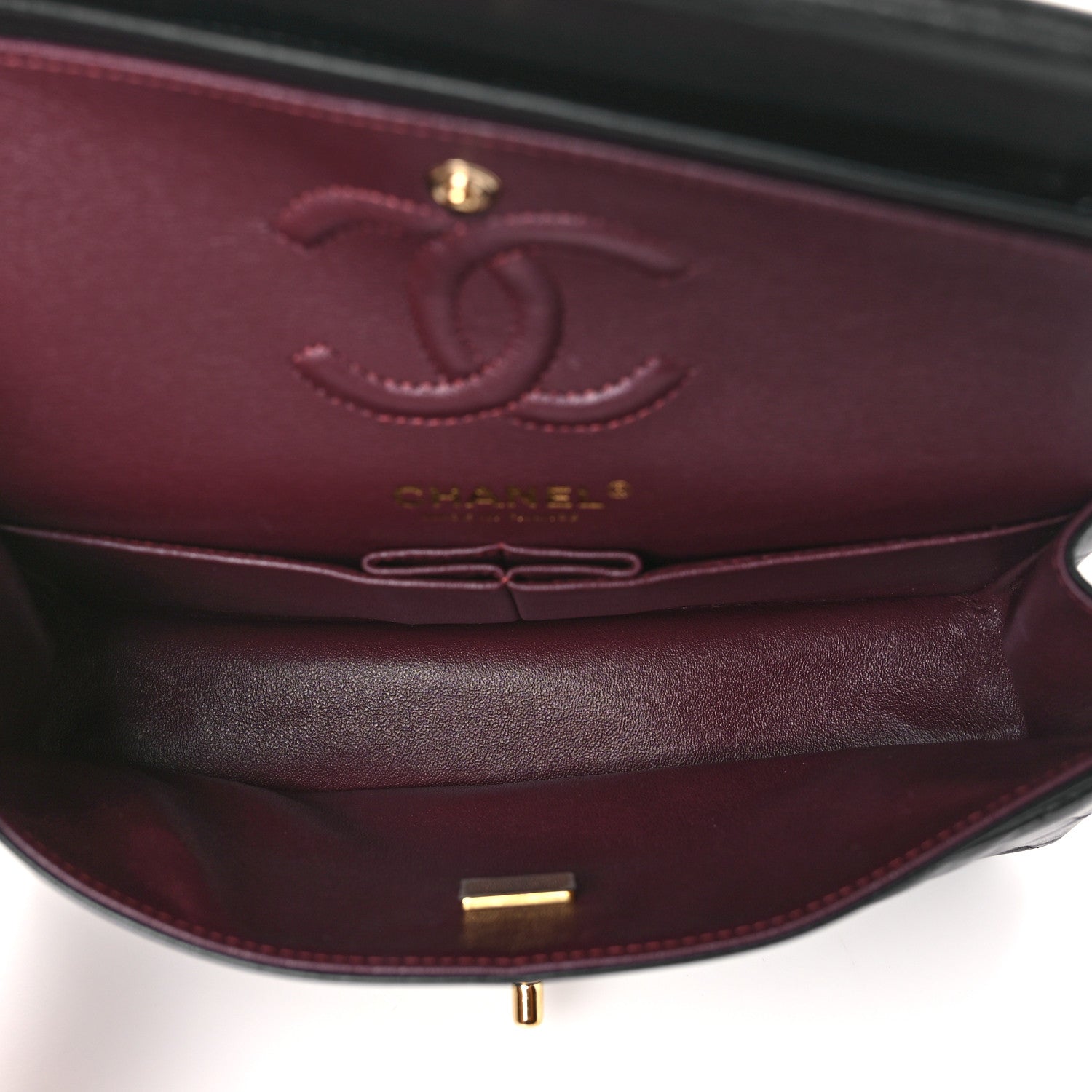 Chanel Lambskin Quilted Small Double Flap Black 5 of 10