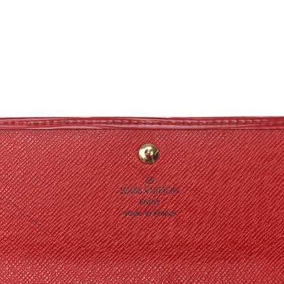 Louis Vuitton Epi Porte Tresor International Wallet Castillan Red 6 of 6