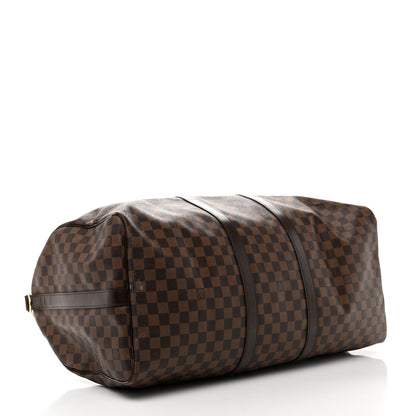 Louis Vuitton Damier Ebene Keepall Bandouliere 55 4 of 12