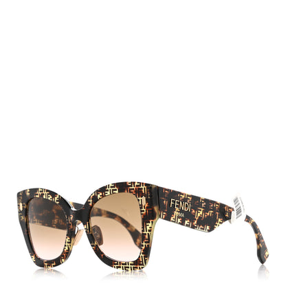 Fendi Acetate FF 53mm Sunglasses 0434/S Tortoise 1 of 16