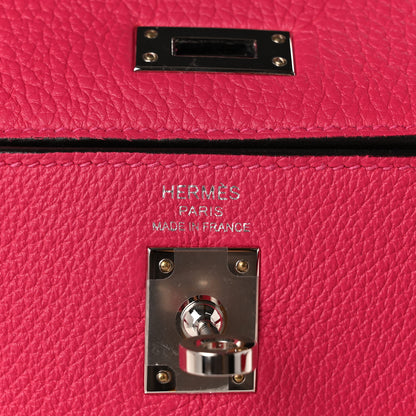 Hermes Togo Kelly Retourne 25 Rose Pourpre 6 of 10