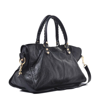 Balenciaga Agneau Giant 12 Gold Hardware Part Time Black 3 of 9