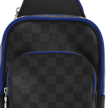 Louis Vuitton Damier Graphite Avenue Slingbag NM Indigo Blue 7 of 13