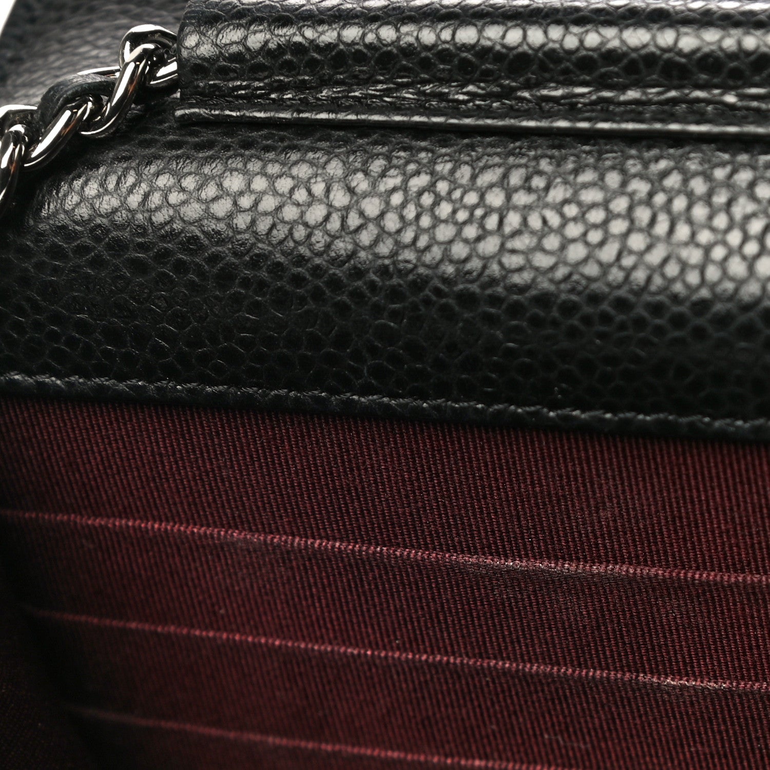 Chanel Caviar Quilted Wallet On Chain WOC Black 14 of 16