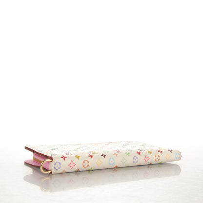 Louis Vuitton Monogram Multicolor Insolite Wallet White Litchi 4 of 7