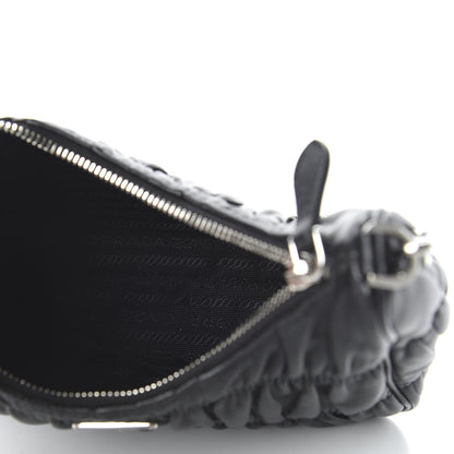 Prada Nappa Gaufre Re-Edition 2005 Shoulder Bag Black 5 of 9