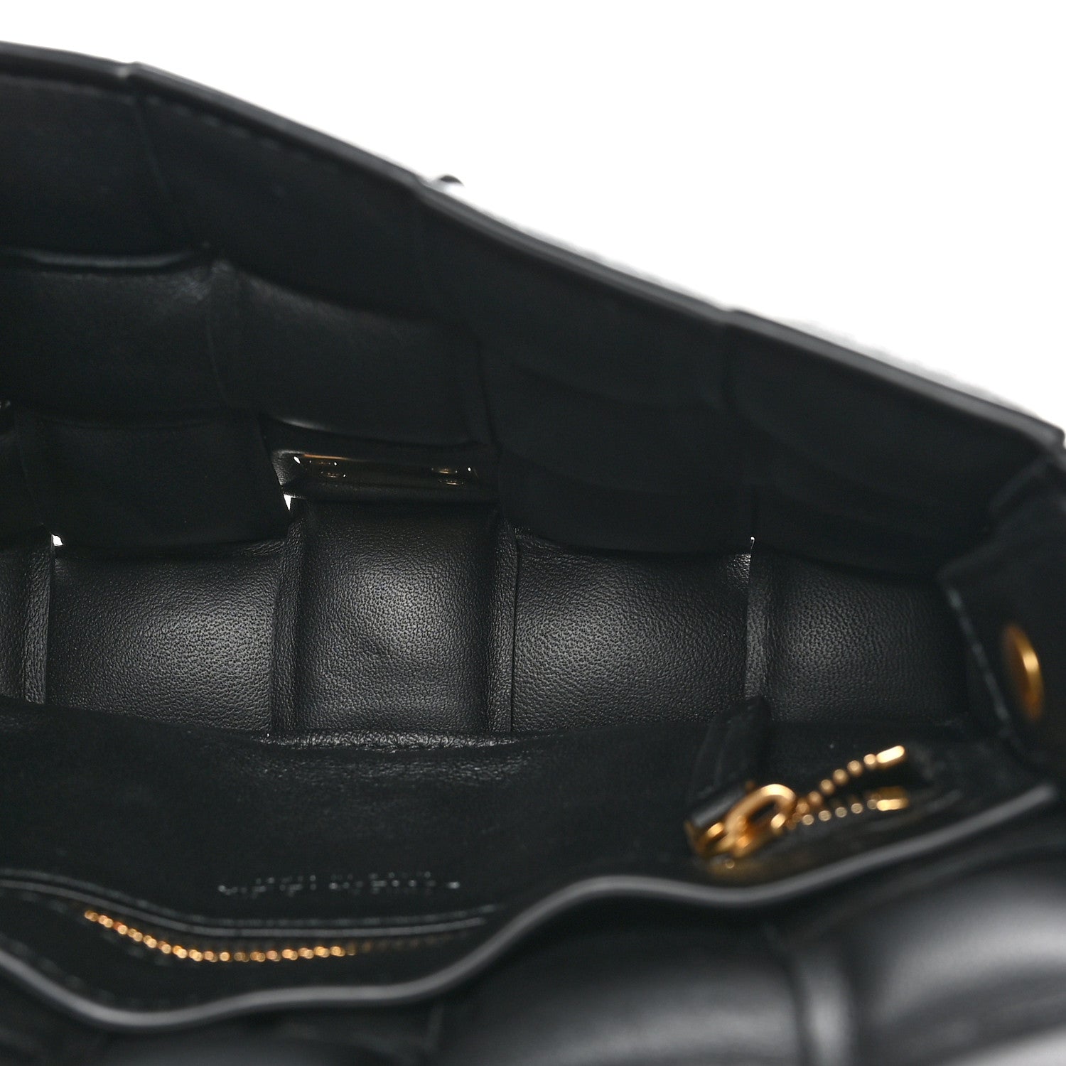 Bottega Veneta Nappa Maxi Intreccio Small Padded Cassette Crossbody Bag Black 5 of 9