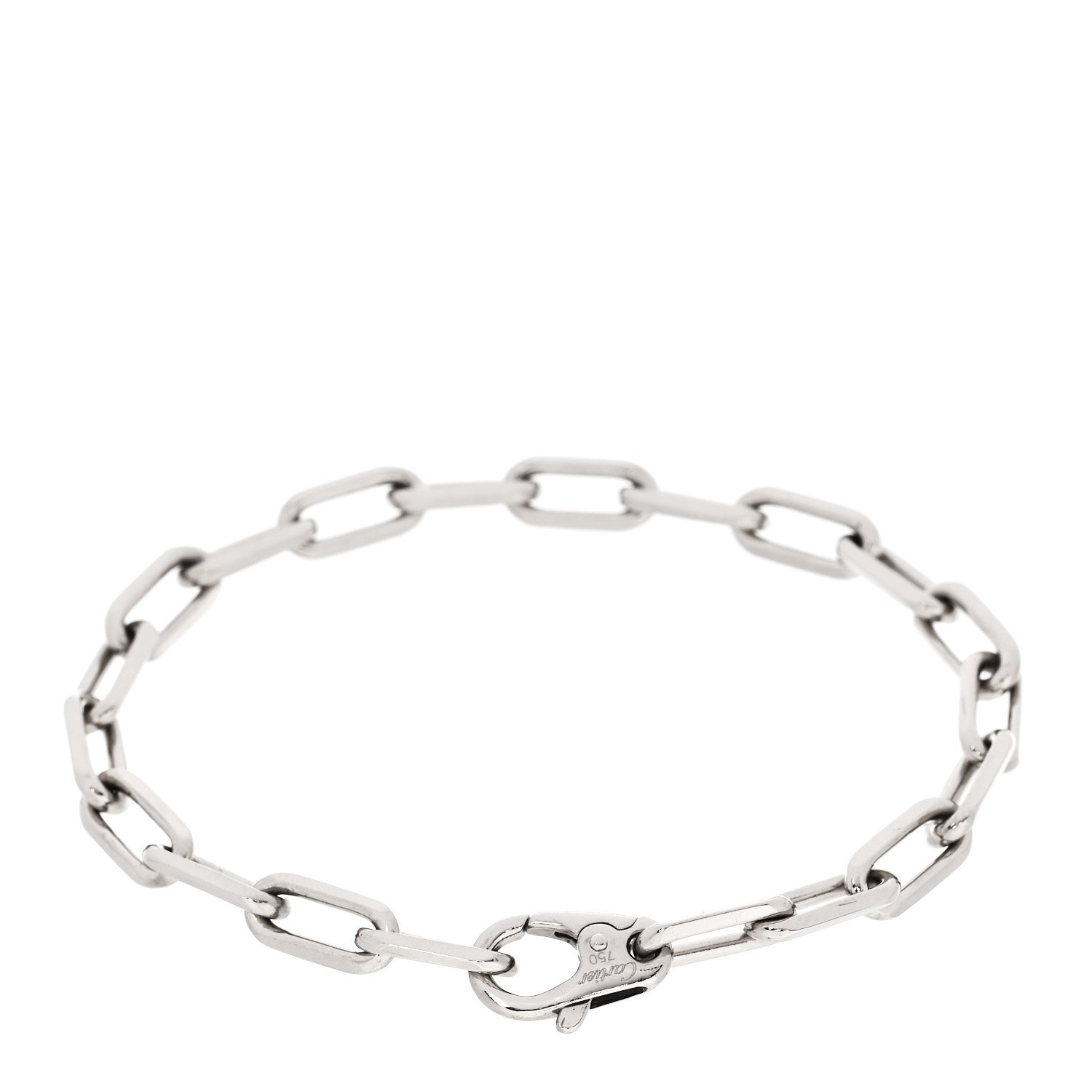Cartier 18K White Gold Santos de Cartier Bracelet 2 of 5