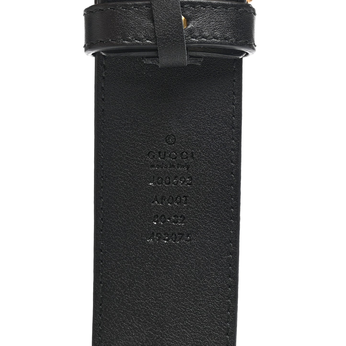 Calfskin Double G 40mm Belt 80 32 Black