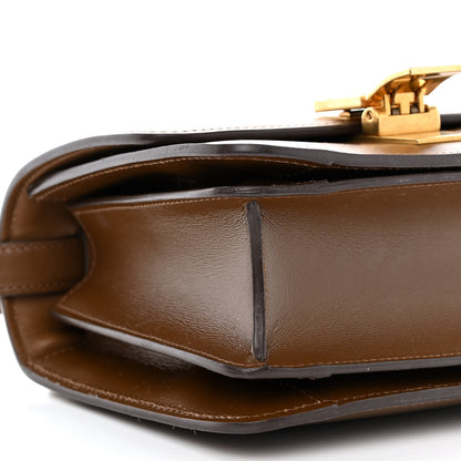 Celine Smooth Calfskin Small Classic Box Flap Bag Camel 10 of 11