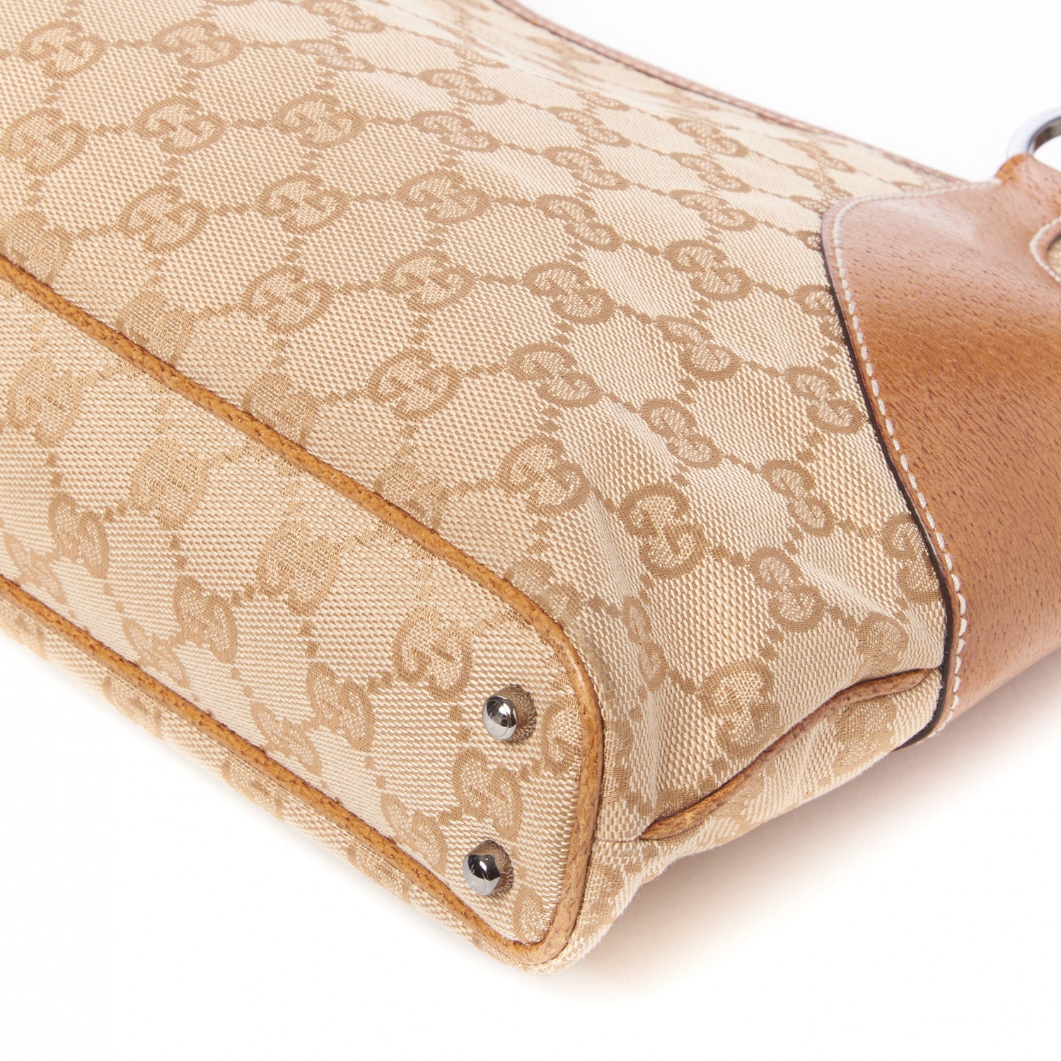 Gucci Monogram Shoulder Bag Brown 5 of 7