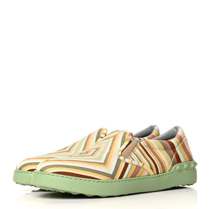 Valentino Garavani Nappa Native Couture 1975 Mens Slip On Sneakers 42 Multicolor 3 of 7