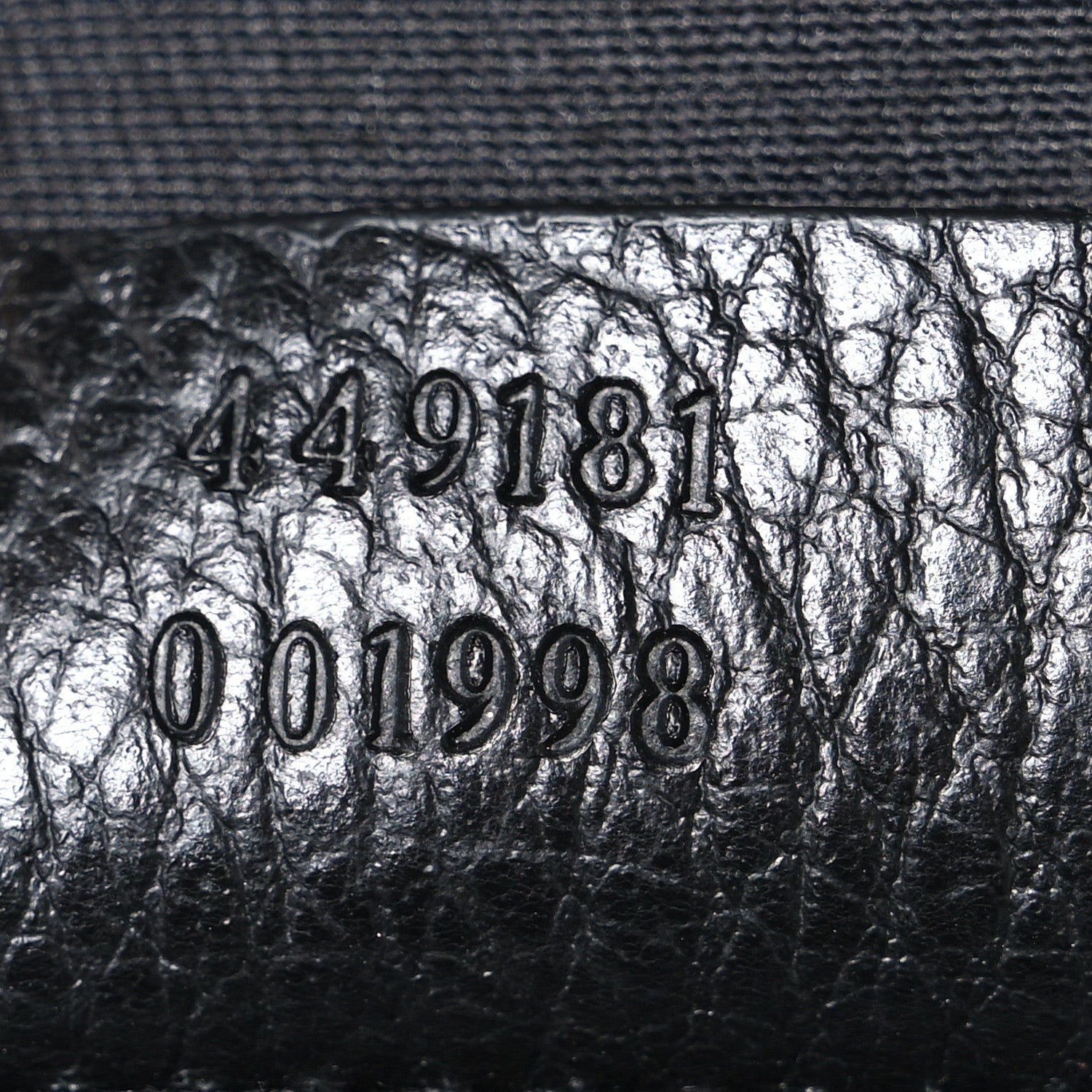 Gucci Nylon Monogram Slim Backpack Black 6 of 9